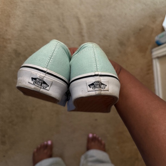 Vans Mint‎ Green Canvas Skate Sneakers - Picture 5 of 5